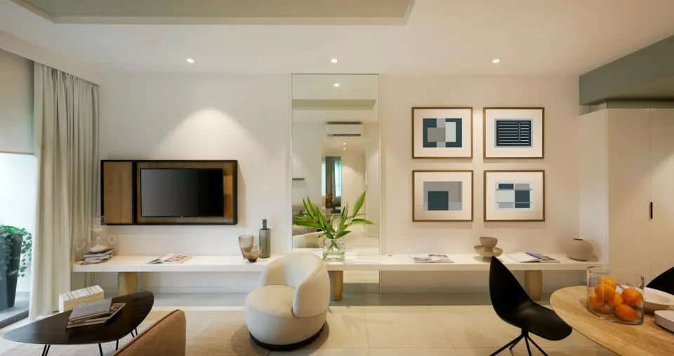 Studio moderno próximo a comércio